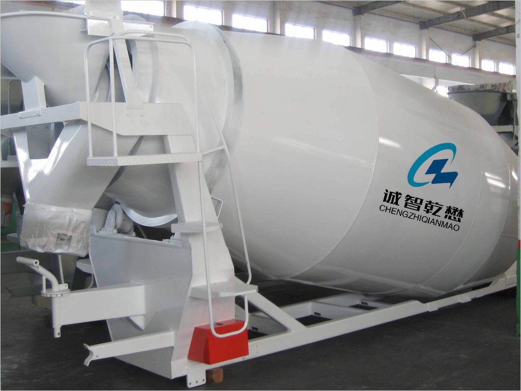 北京誠智乾懋混凝土有限公司標志設(shè)計之混凝土攪拌機應(yīng)用效果