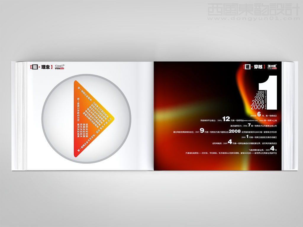 第一視頻集團(tuán)畫冊設(shè)計之理念內(nèi)頁設(shè)計