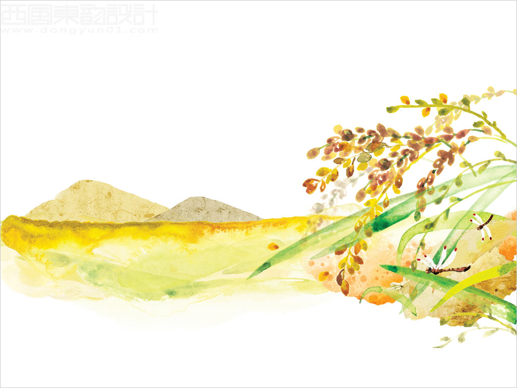 中國農業(yè)機械化科學研究院五常大米包裝設計核心元素插畫設計 中國農業(yè)機械化科學研究院五常大米包裝設計核心元素插畫設計