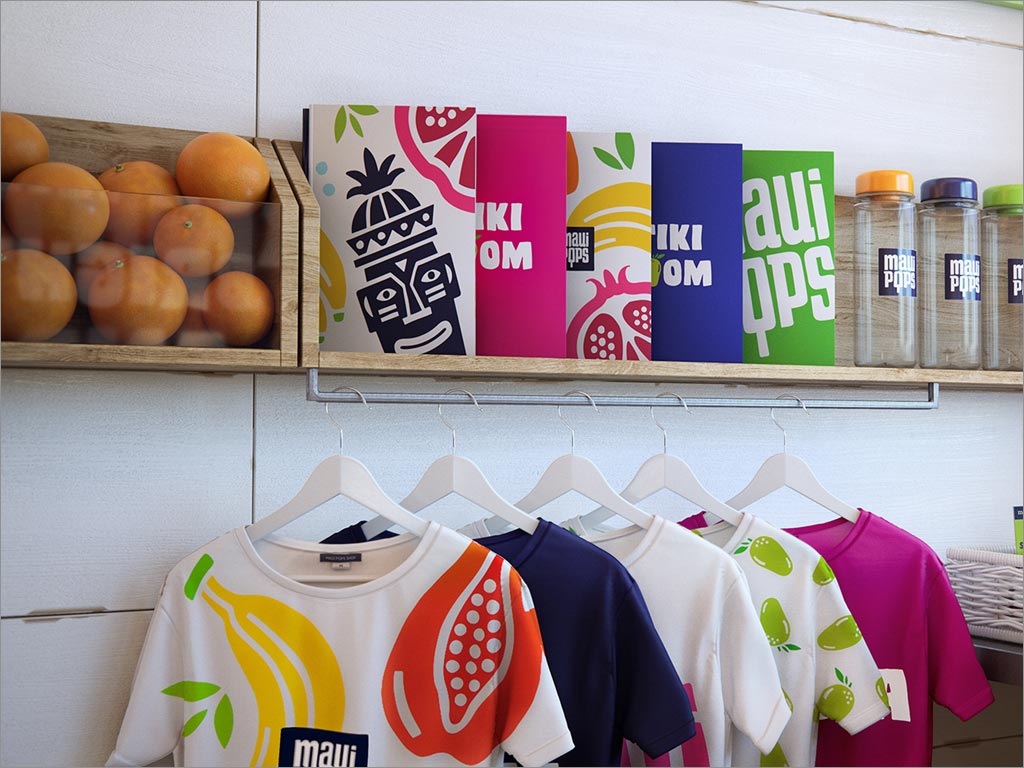 美國毛伊島雪糕冷飲店logo店面設(shè)計(jì)辦公用品設(shè)計(jì)