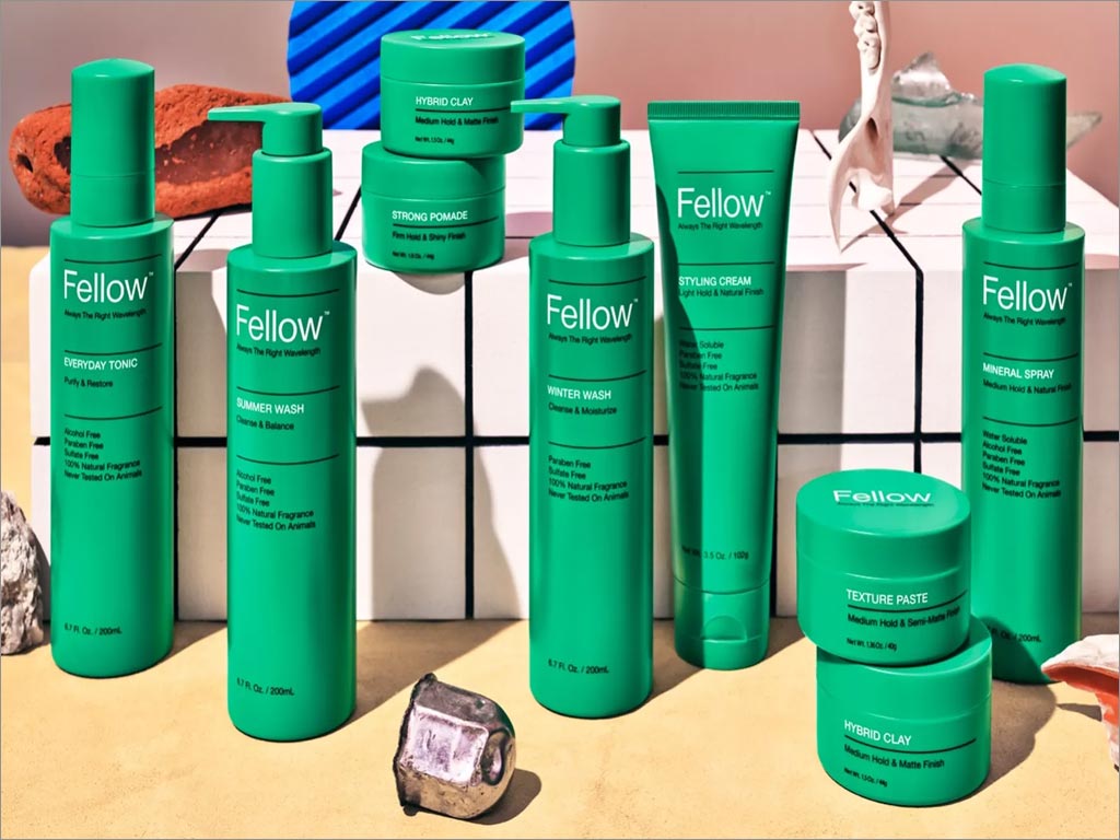 Fellow Barber理發(fā)店用美容護理產(chǎn)品包裝設計