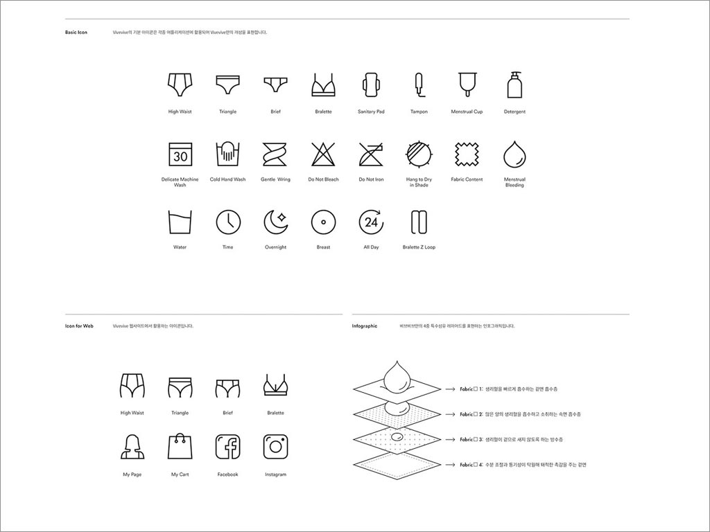 韓國(guó)Vivevive內(nèi)衣品牌標(biāo)識(shí)圖形設(shè)計(jì)