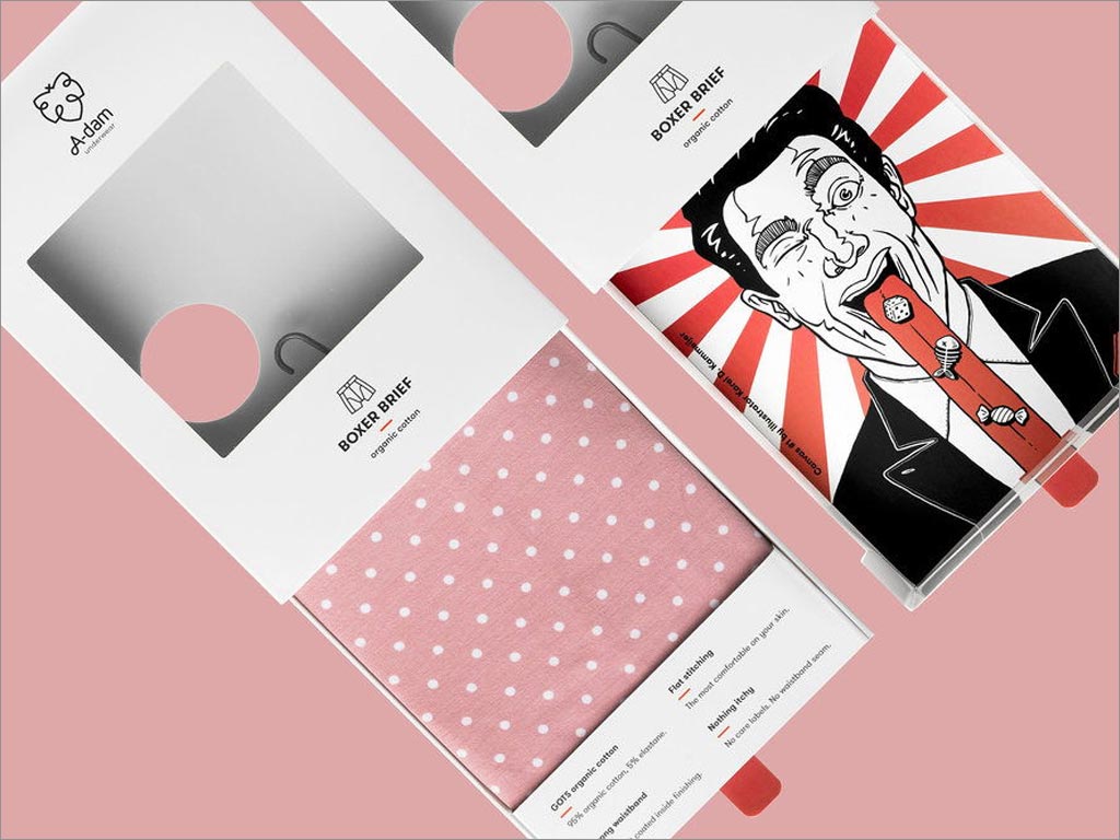 荷蘭A-dam內(nèi)衣包裝設計