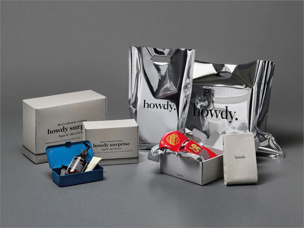 韓國Howdy男士生活館產(chǎn)品包裝設計