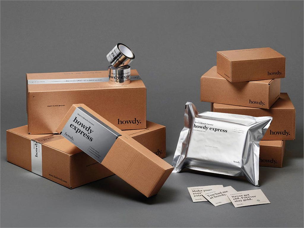 韓國Howdy男士生活館產(chǎn)品包裝設計
