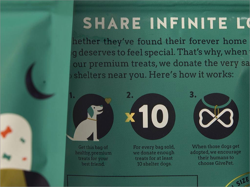 GivePet狗糧包裝設計之局部細節(jié)