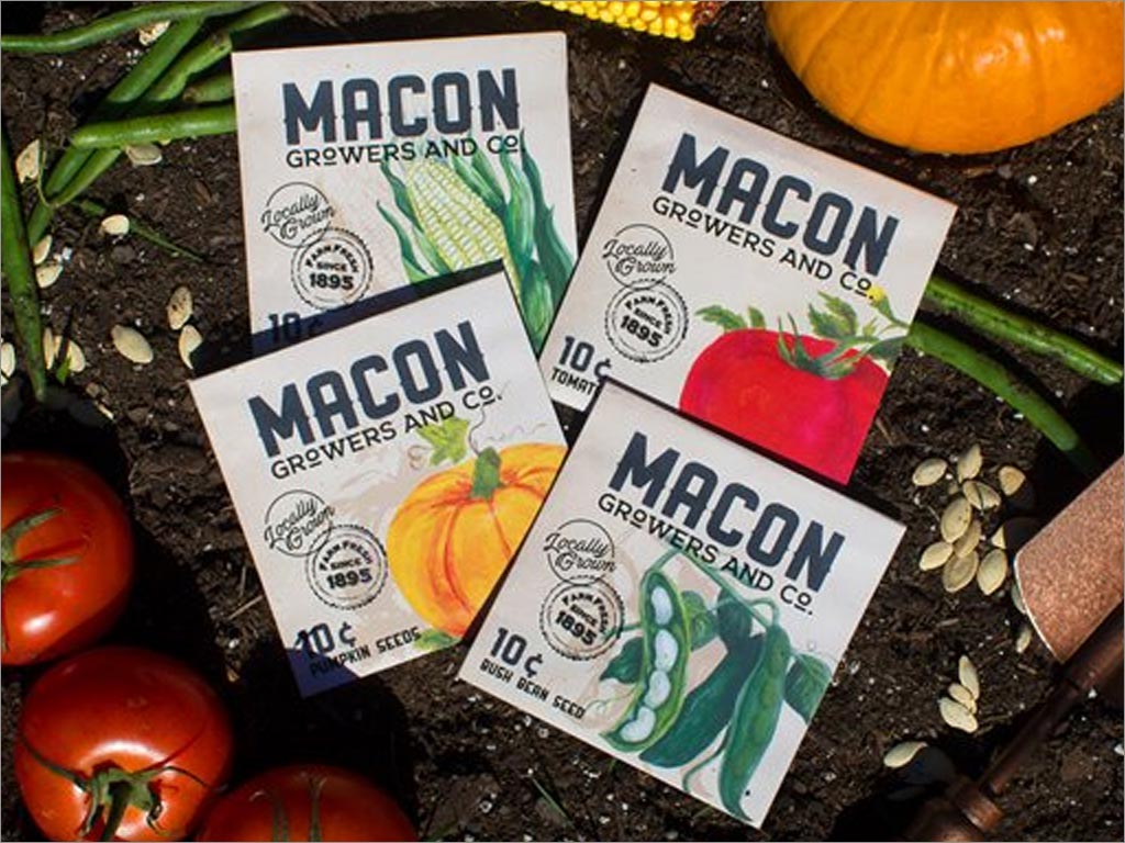 出色的種子包裝設(shè)計，喜歡南瓜和番茄的鮮艷色彩