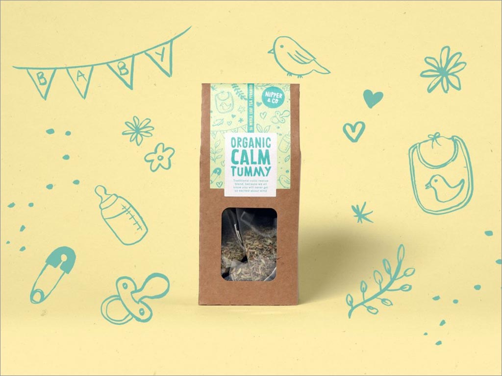 尼珀有機(jī)卡爾姆暖胃茶包裝設(shè)計