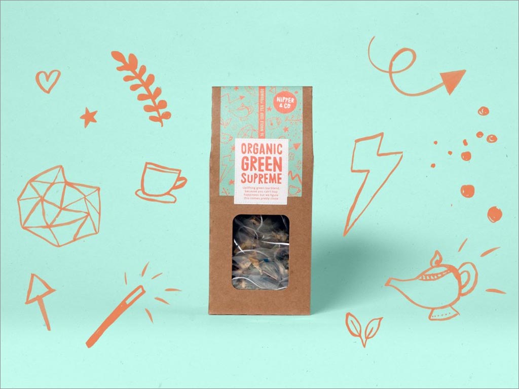 尼珀有機(jī)高級綠茶包裝設(shè)計