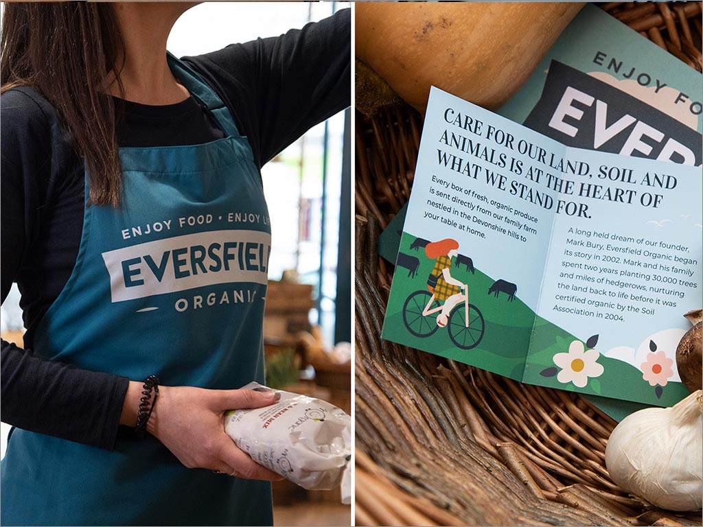 英國埃弗斯菲爾德有機(jī)食品宣傳彩頁設(shè)計(jì)