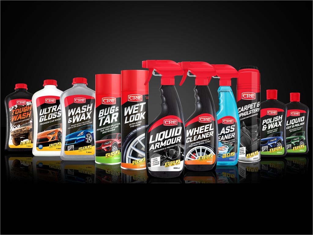 新西蘭CRC系列汽車護(hù)理產(chǎn)品包裝設(shè)計