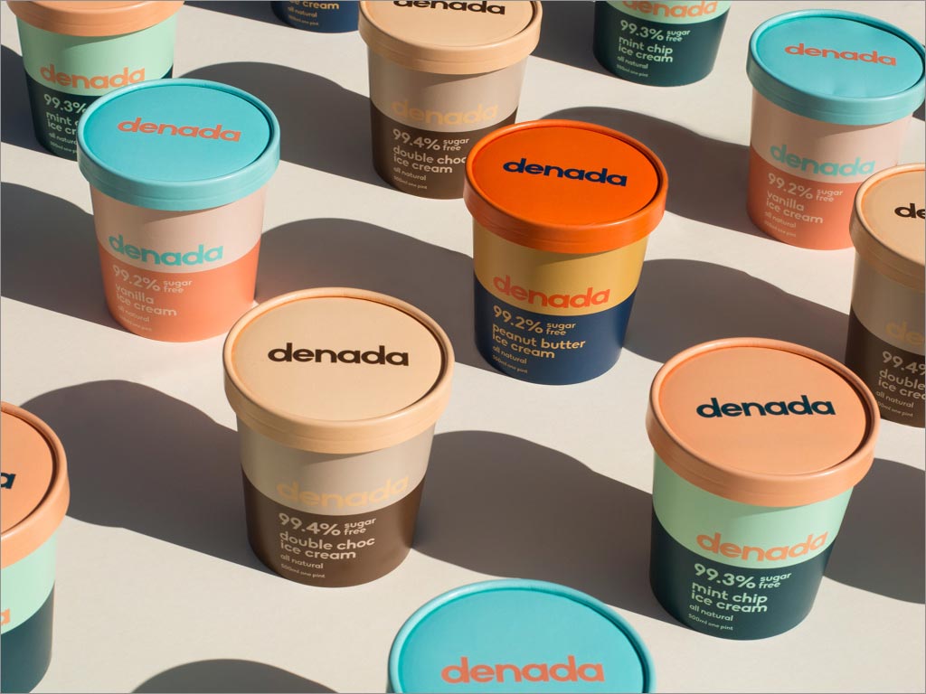 德納達(dá)Denada無(wú)糖冰淇淋包裝設(shè)計(jì)