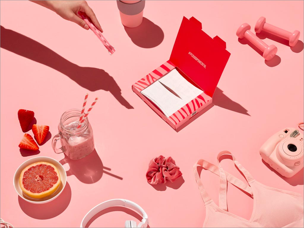 英國樂購旗下TOTM女性有機衛(wèi)生產(chǎn)品包裝設計