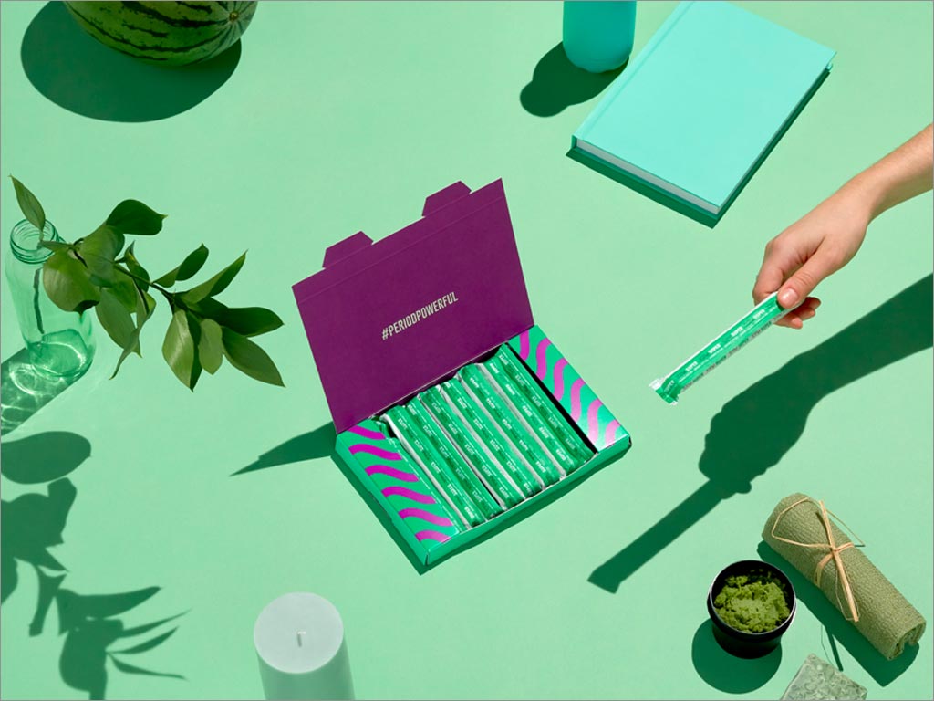 英國樂購旗下TOTM女性有機衛(wèi)生產(chǎn)品包裝設計