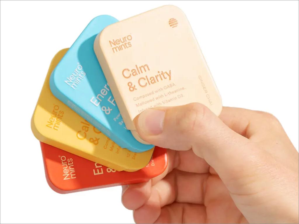 美國(guó)Neuro口香糖薄荷糖鐵盒包裝設(shè)計(jì)