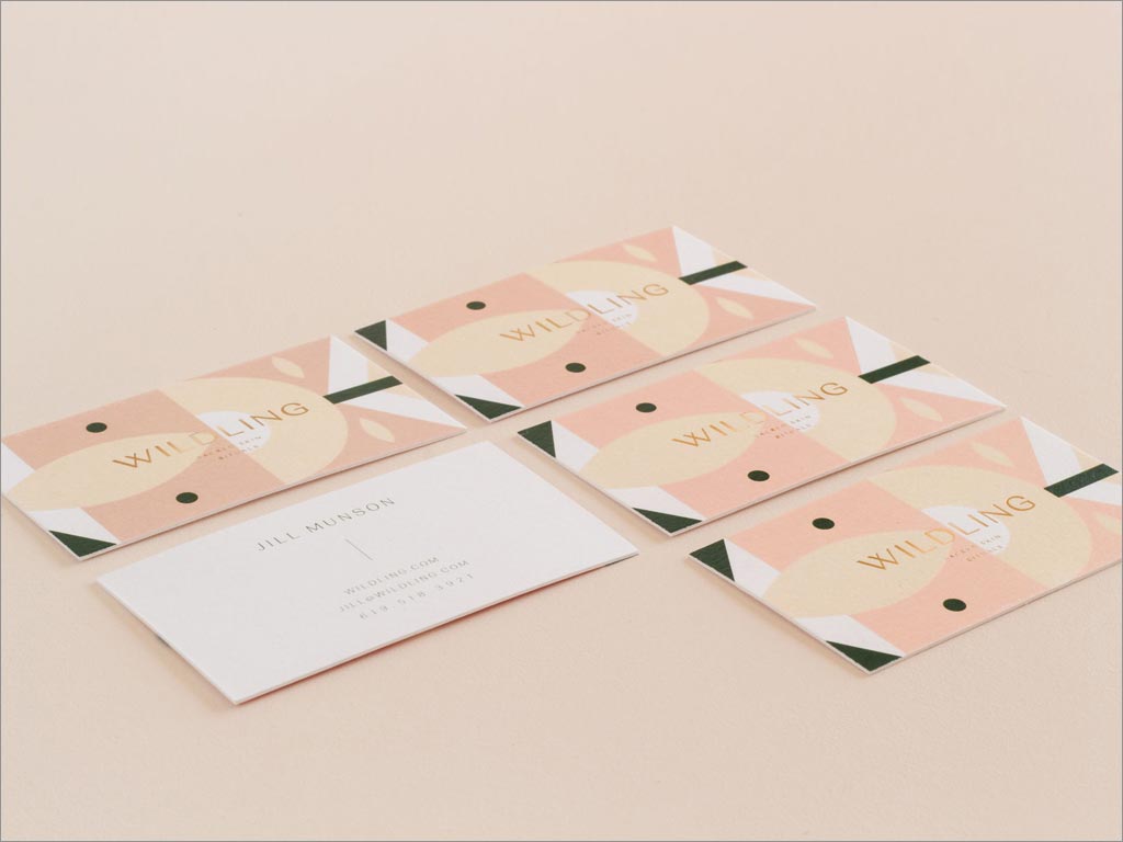 法國Wilding精油護膚產(chǎn)品名片設(shè)計