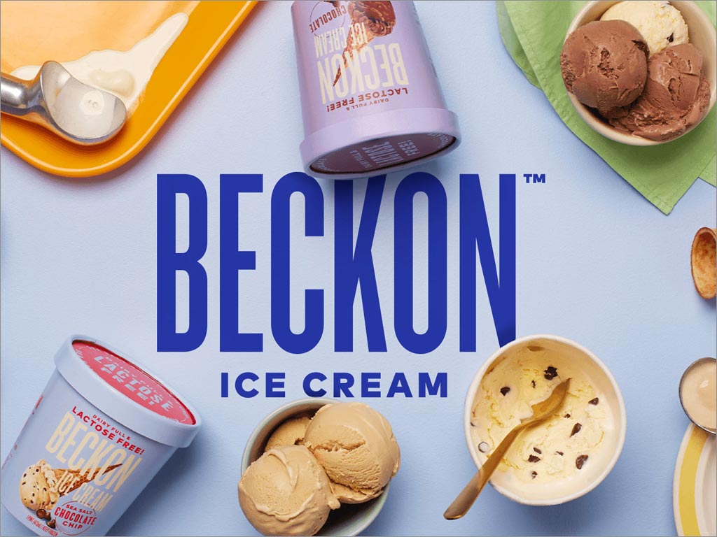 美國Beckon冰淇淋海報設(shè)計 