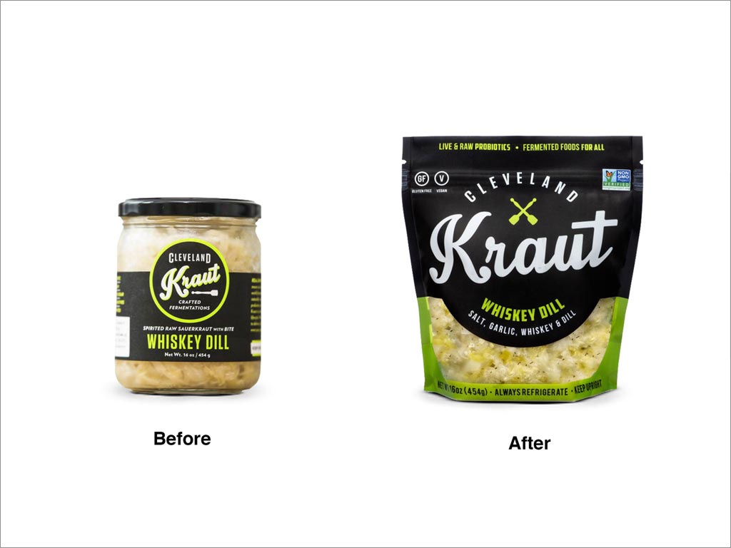 克利夫蘭廚房發(fā)酵食品包裝設(shè)計之新舊包裝設(shè)計對比