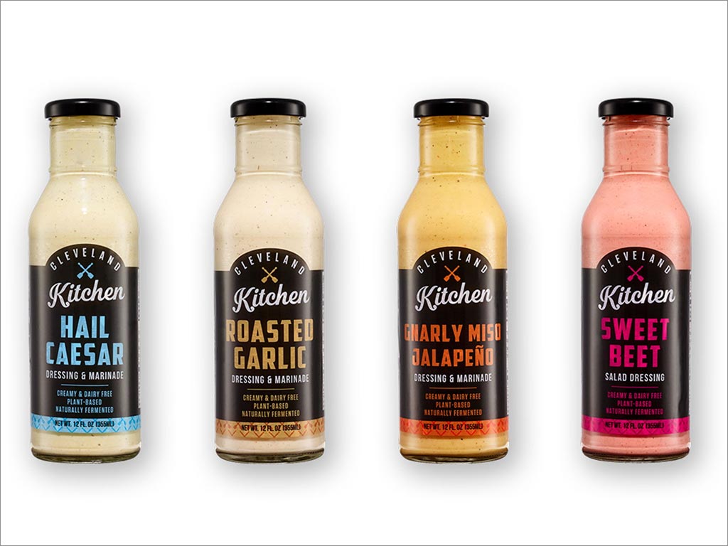 克利夫蘭廚房發(fā)酵食品瓶貼包裝設(shè)計