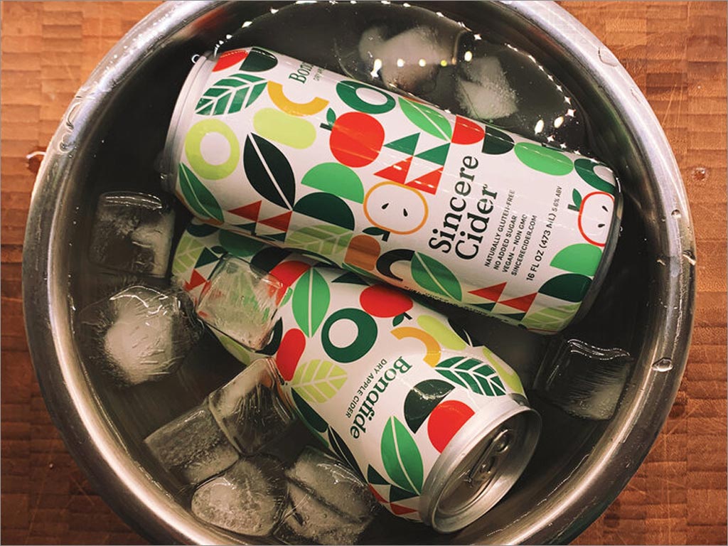 Sincere Cider蘋果酒包裝設(shè)計(jì)之實(shí)物照片