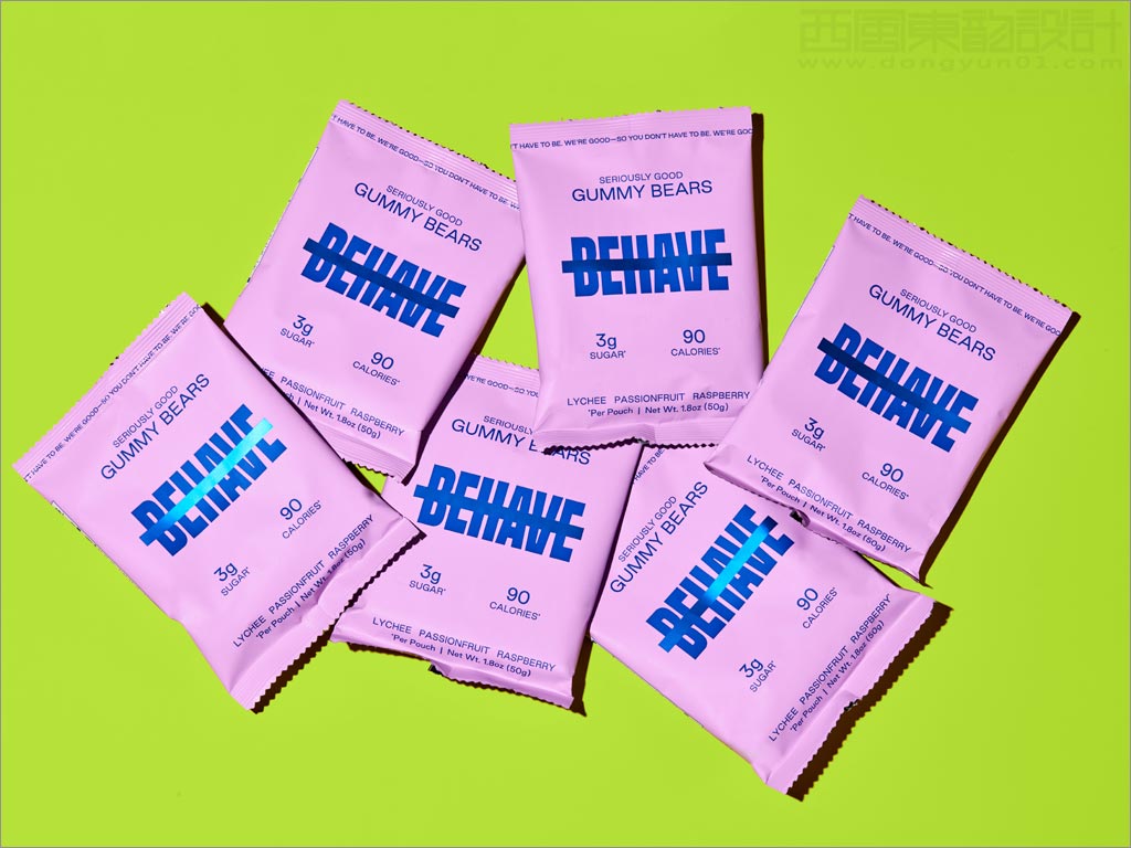 Behave成年人的小熊軟糖內(nèi)袋包裝設(shè)計