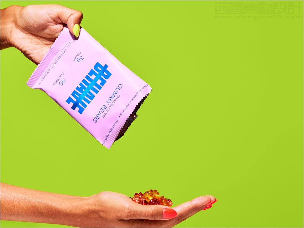 Behave成年人的小熊軟糖包裝設(shè)計之實物照片