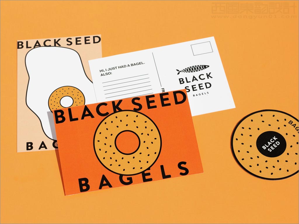 美國Black Seed Bagel食品品牌形象設(shè)計(jì)之光盤封面設(shè)計(jì)