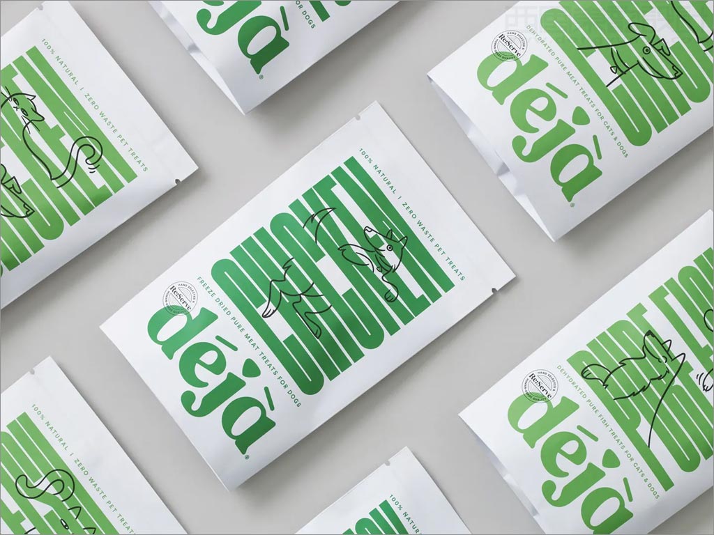 新西蘭déjà狗糧包裝設(shè)計