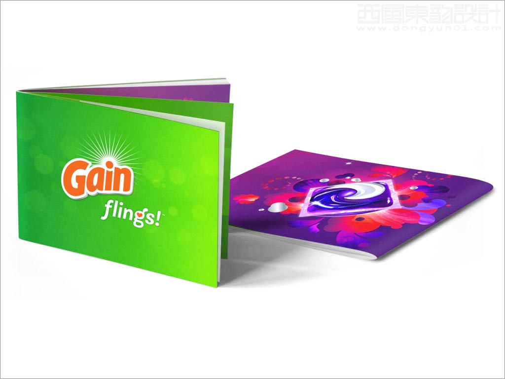 美國Gain洗衣液洗衣凝珠日化用品產(chǎn)品手冊設(shè)計
