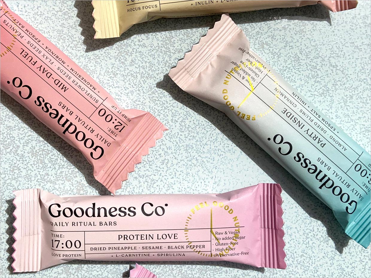 土耳其Goodness能量棒功能性零食小吃包裝設(shè)計
