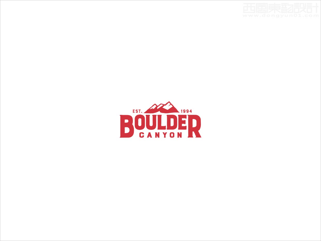 Boulder Canyon薯片休閑食品logo設(shè)計