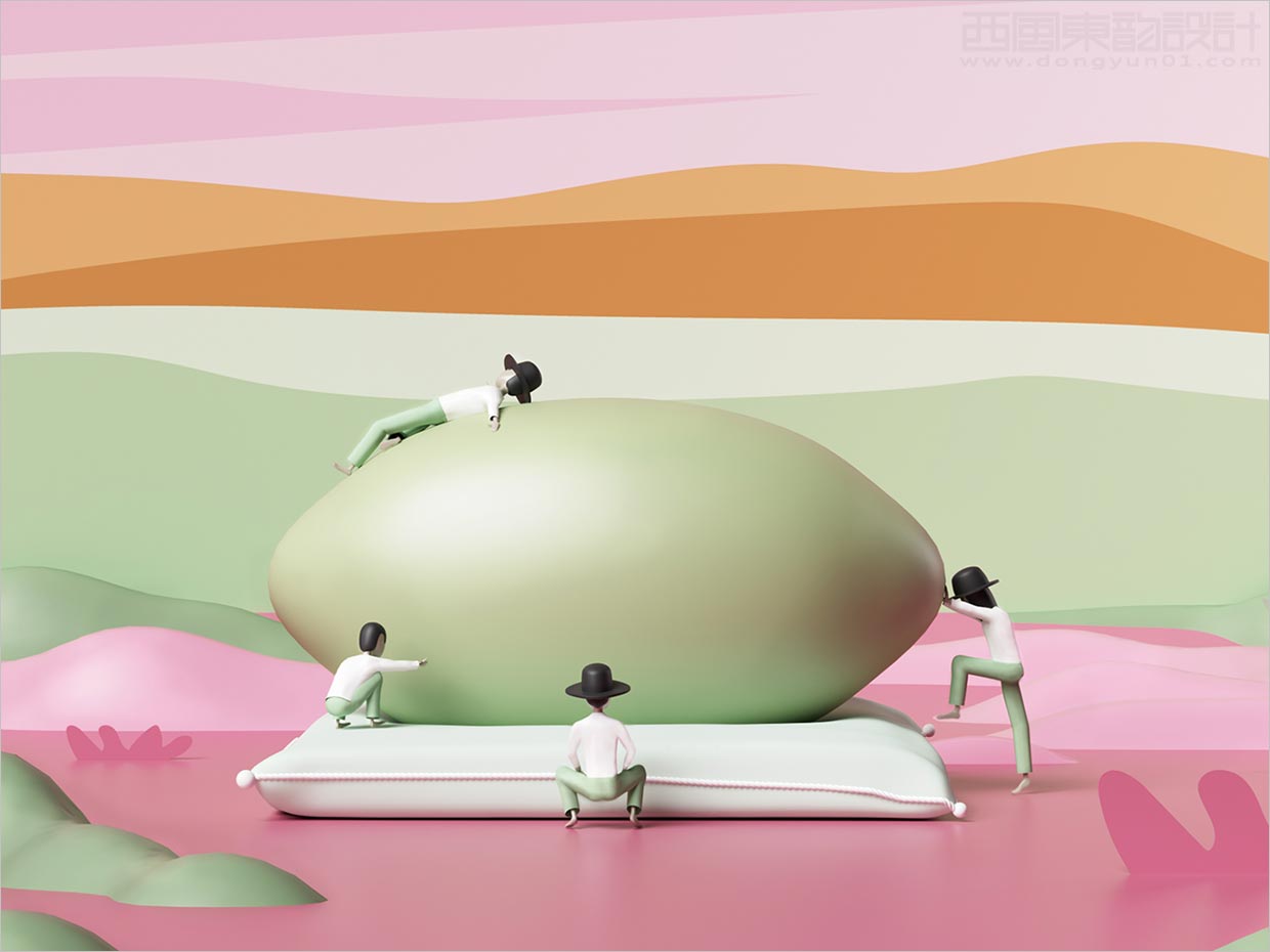 美國(guó)Tache開心果植物奶包裝設(shè)計(jì)之插圖設(shè)計(jì)