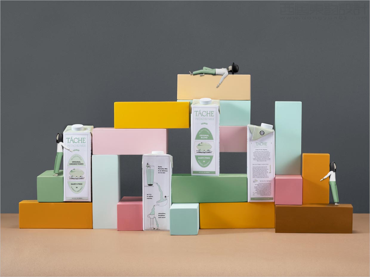 美國(guó)Tache開心果植物奶包裝設(shè)計(jì)