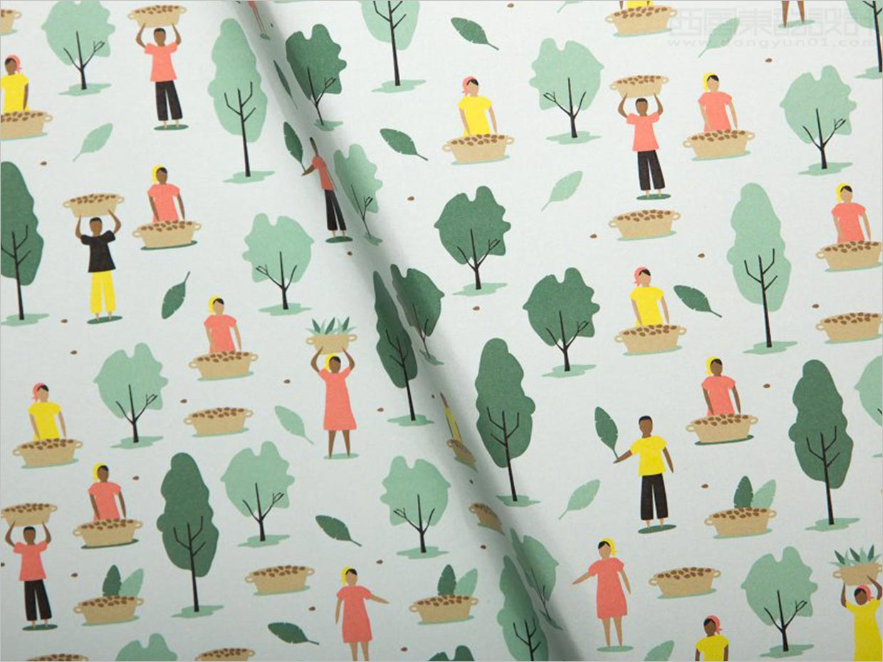 科特迪瓦Mon Choco巧克力包裝設(shè)計之插畫設(shè)計