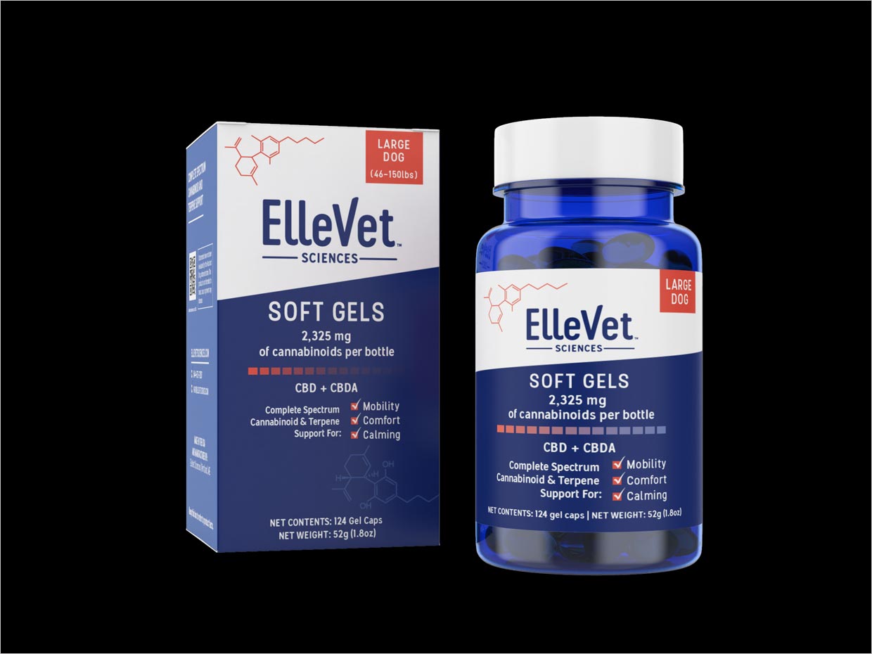 美國ElleVet Sciences寵物貓狗藥品包裝設(shè)計(jì)