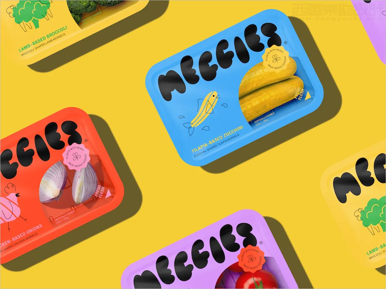 美國Meggies蔬菜農(nóng)產(chǎn)品包裝設計