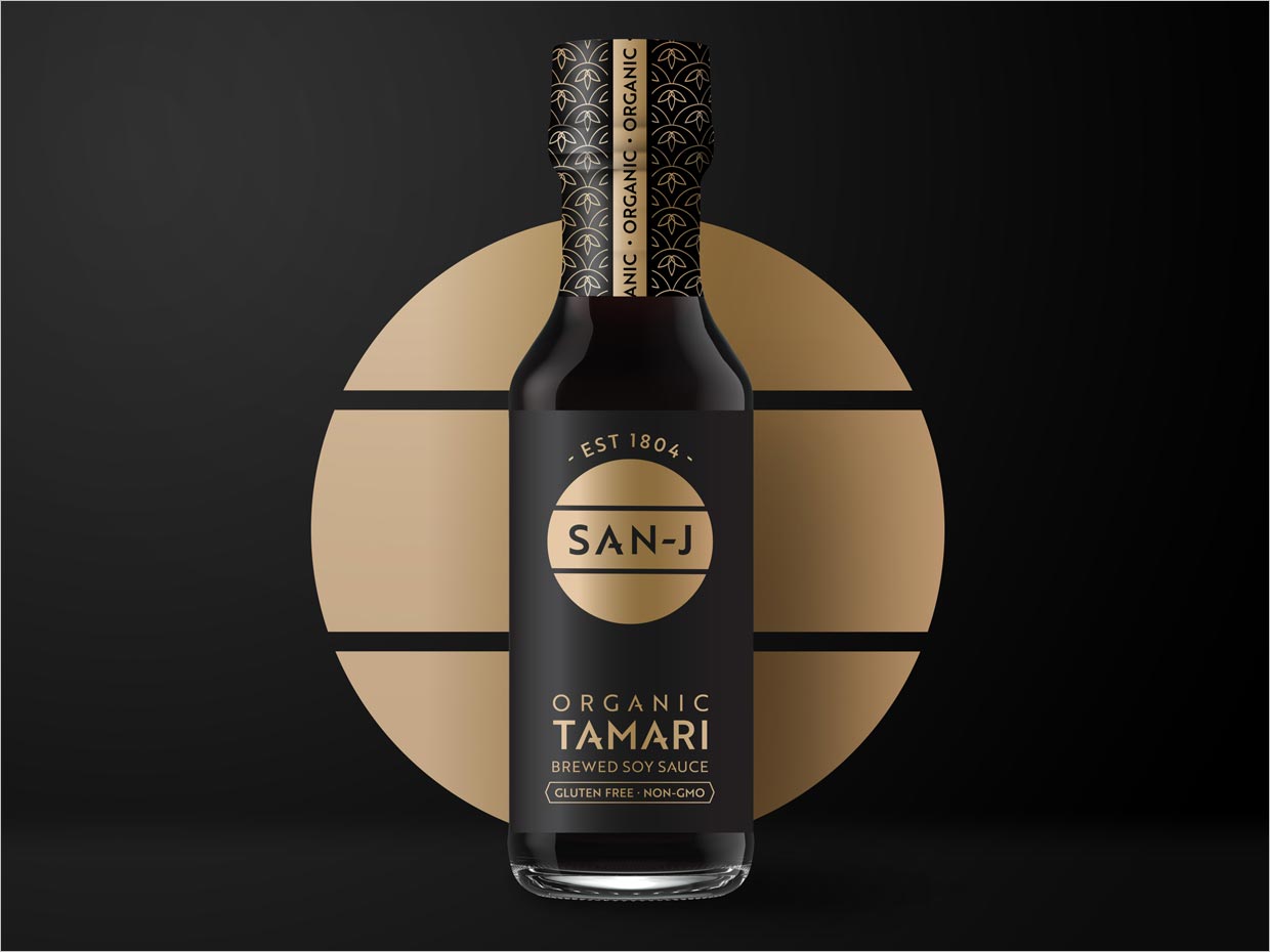 日本San-J醬油調(diào)味品包裝設計