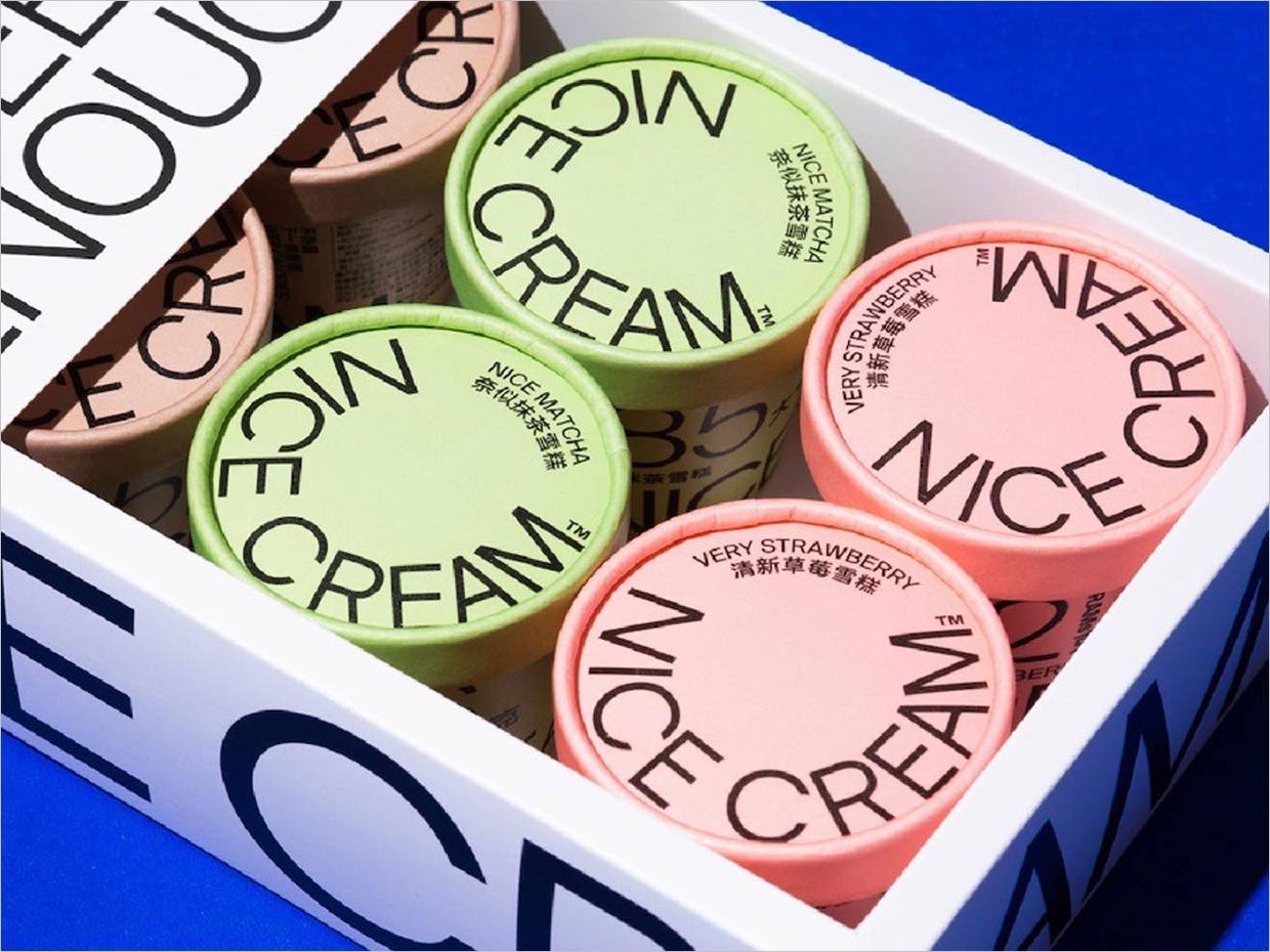 不只是冰淇淋，還是不錯的奶油冰淇淋包裝設(shè)計