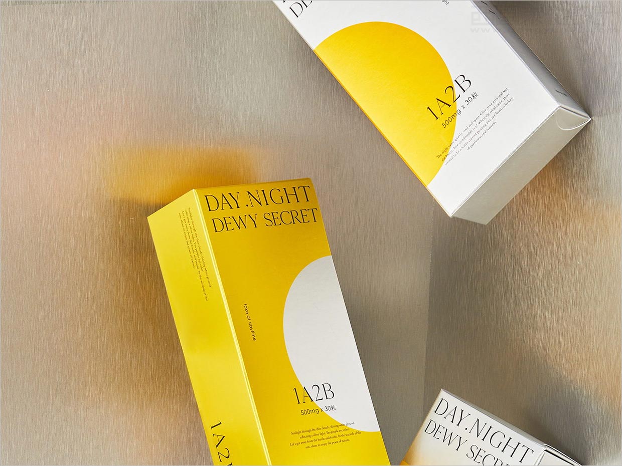 臺灣Dew Secret營養(yǎng)保健品包裝設計