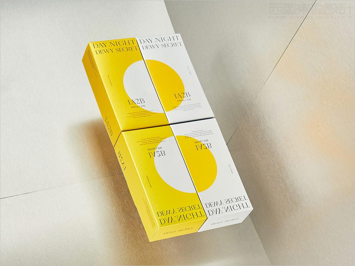 臺灣Dew Secret營養(yǎng)保健品包裝設計