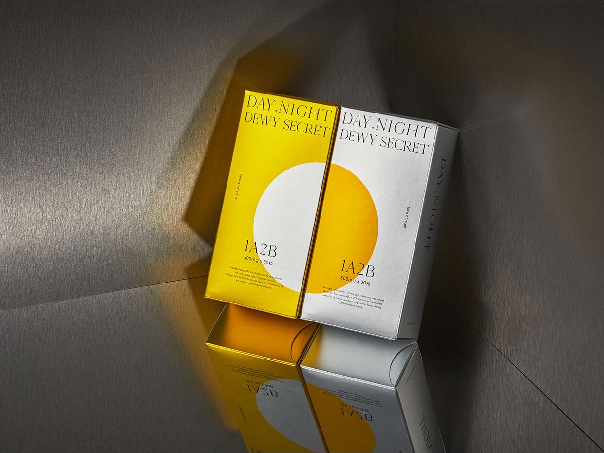 臺灣Dew Secret營養(yǎng)保健品包裝設計