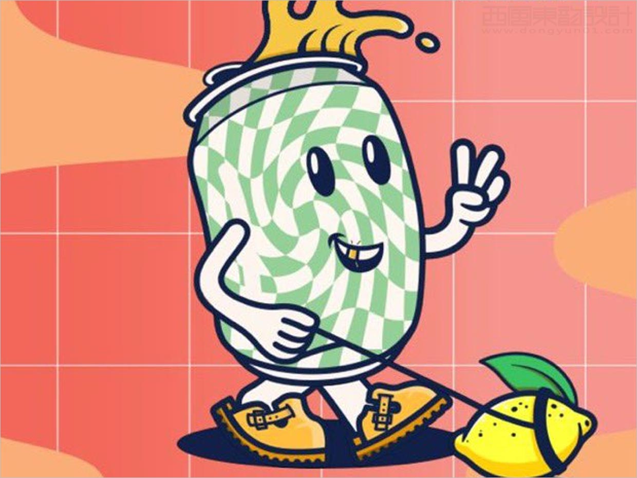 專為流媒體創(chuàng)意人士的Leisure功能飲料包裝設(shè)計之吉祥物設(shè)計