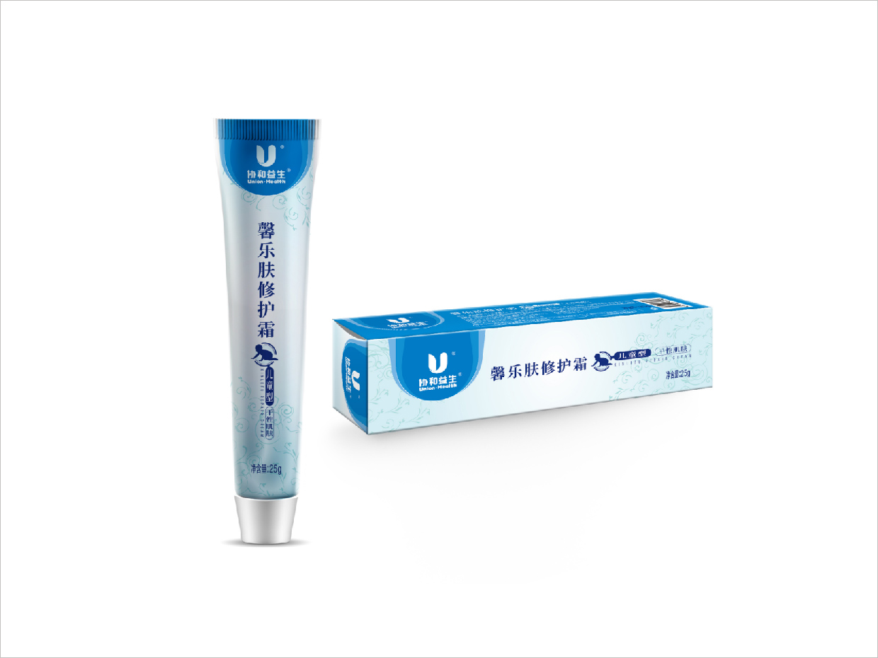 北京新華聯(lián)協(xié)和藥業(yè)馨樂膚修護(hù)霜化妝品包裝設(shè)計