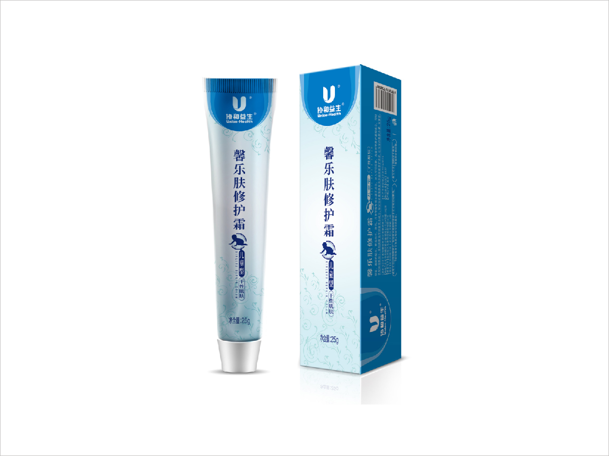 北京新華聯(lián)協(xié)和藥業(yè)馨樂膚修護(hù)霜化妝品包裝設(shè)計