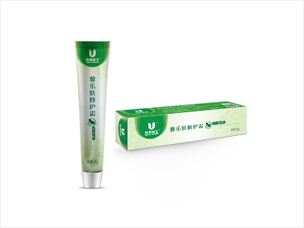 北京新華聯(lián)協(xié)和藥業(yè)馨樂膚修護(hù)霜化妝品包裝設(shè)計