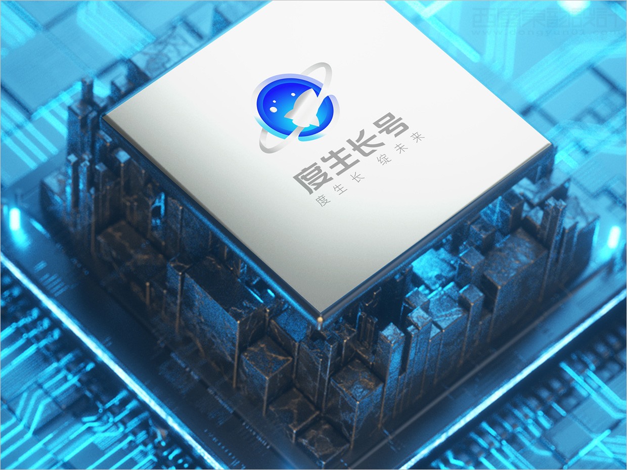 百度大學度生長號品牌logo設計應用