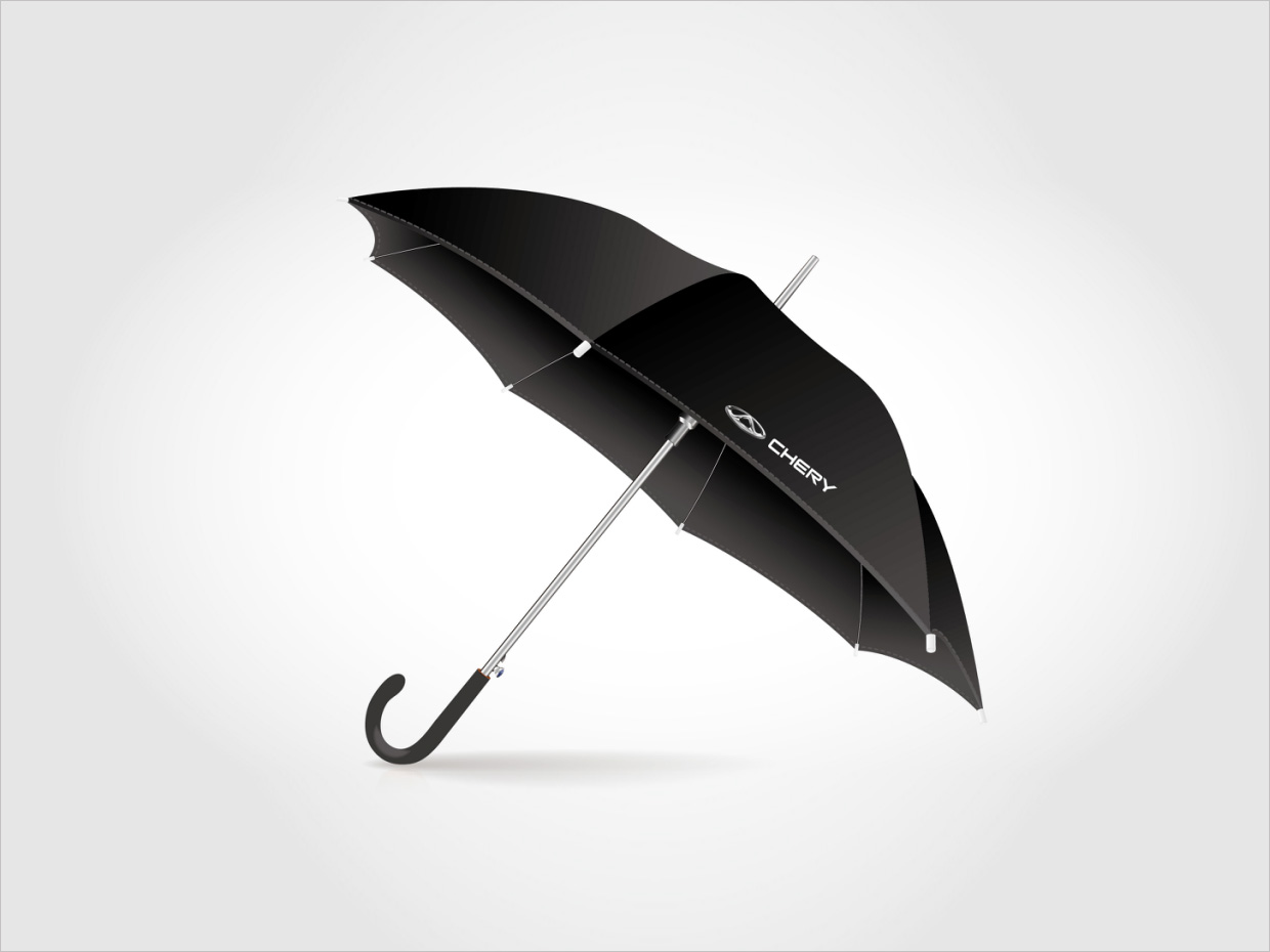 奇瑞汽車品牌形象升級vi設(shè)計(jì)之禮品傘設(shè)計(jì) 奇瑞汽車品牌形象升級vi設(shè)計(jì)之禮品傘設(shè)計(jì)