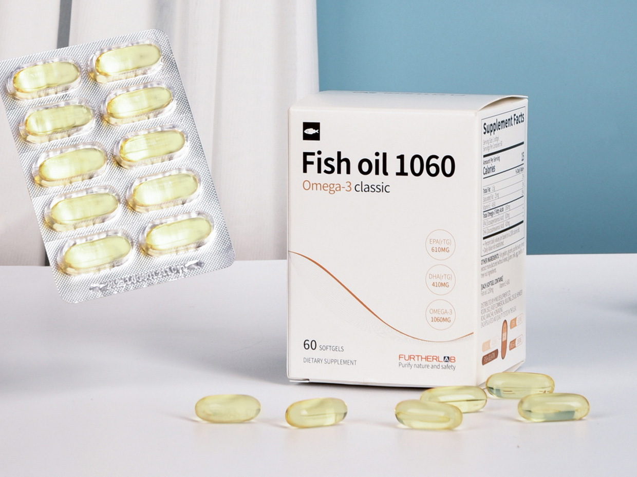 FURTHERLAB魚(yú)油保健品包裝設(shè)計(jì)之實(shí)物照片