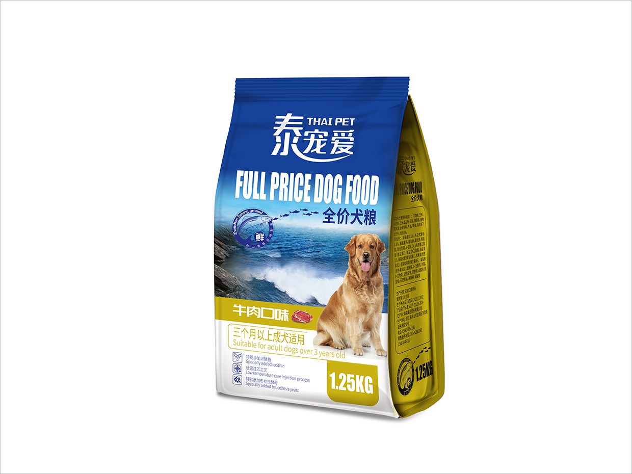 泰寵愛寵物食品袋包裝設計 泰寵愛寵物食品袋包裝設計