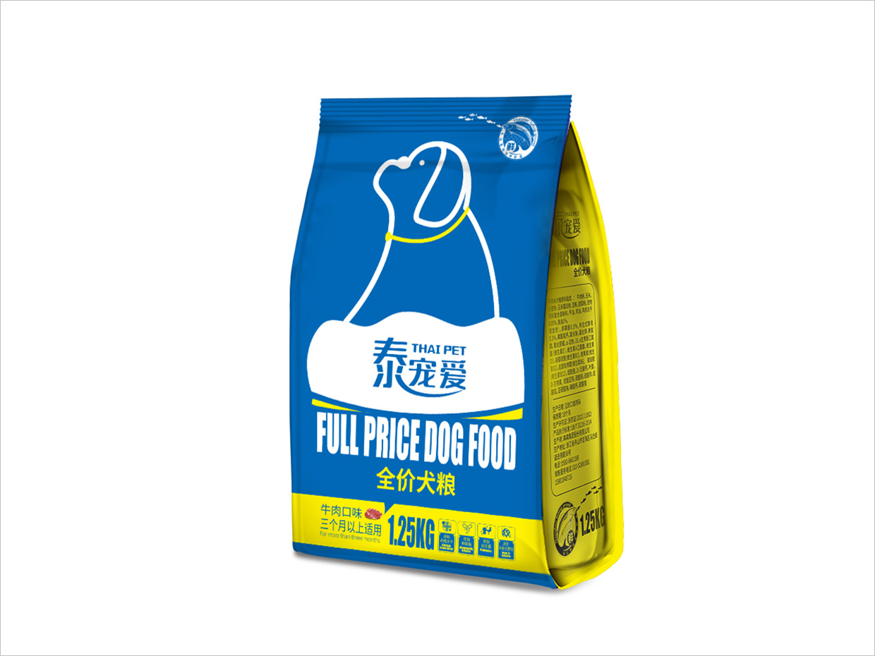 泰寵愛寵物食品袋包裝設計 泰寵愛寵物食品袋包裝設計